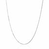 14k White Gold Gourmette Chain 1.0mm